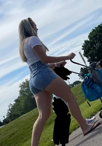 Milf in shorts