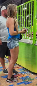 Cute Blonde Milf in shorts