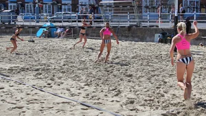 Weymouth beach volleyball girls 2018