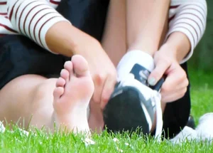 Beautiful girl at the park upskirted in thong, showing ass, legs, feet and pussy lips