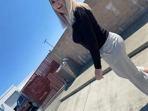 Blonde pawg milf