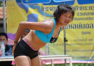 Thai candid volleyball girls