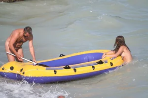 Continesti nude beach girls in Romania