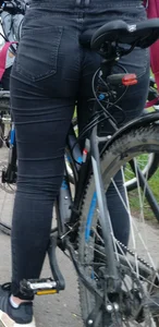 Pawg with bicycle