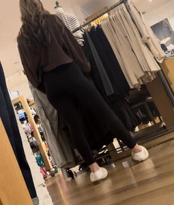 Beautiful blonde with great ass and legs OC face shot