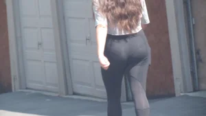 Teen VPL Black Tights
