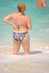 Various sexy candid girls in bikinis at the beach