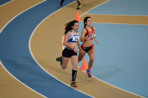 Candid track and field girls