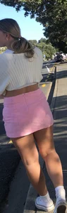 Small pink skirt