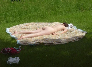 Nude beach and topless girls