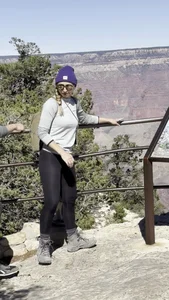 Yummy & Fit Norwegian Tourist In Shiny Leggings