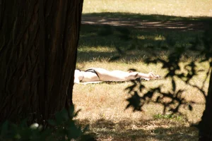 Creepshots of some girls in the park getting some sun in bikinis