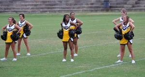 Candid cheerleaders