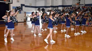 Candid cheerleaders