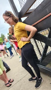 Big tit milf and nerdy mom