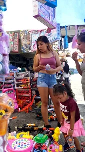 Latin teen with cute braces in shorts…
