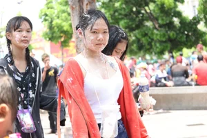 Water Festival girls in Thailand