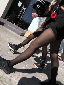 Carnival girls wearing pantyhose, spandex shorts, stockings, skirts and other outfits