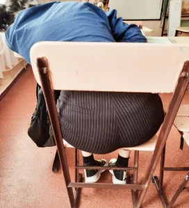 Candid College Girl's Butt in Class Creepshot