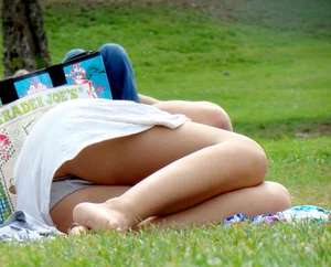 Bunch of sexy girls upskirted at parks showing their panties and asses
