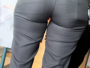 Sexy Chick-Fil-A employee with wide hips & plump booty!