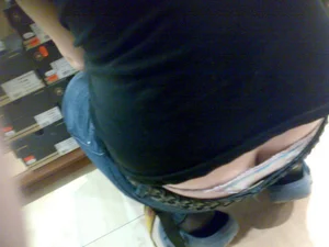 Huge collection of whale tails, ass cracks and panty peeks in public