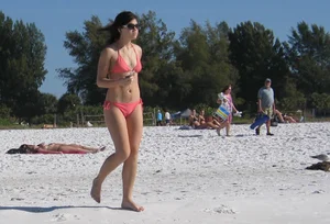 Beach and bikini girls