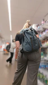 Office Pants Phat Ass Blonde PAWG