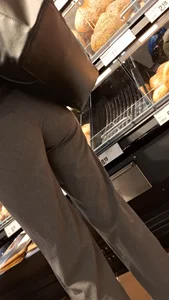 Skinny blonde with tight ass