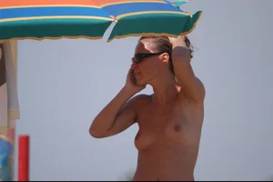 Girls on a nude beach in Bibione, Italy