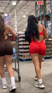 CAKED UP LATINAS IN SHORTS+VID