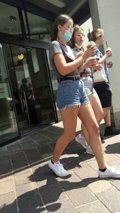 Bunch of Teens in Shorts