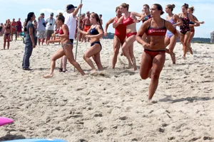 Bunch of sexy lifeguard tournament girls from 2013