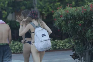 Florida beach and bikini girls
