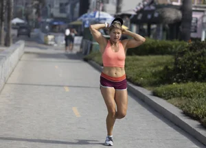 Amazingly hot candid sweaty girls jogging creepshots