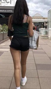 First post! One of my favorites. Sexy College girl out shopping in tight short shorts. (OC)