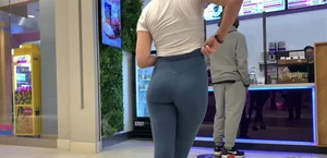 Blonde Tight Bubble Ass  Not OC