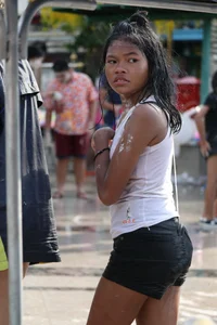 Water Festival girls in Thailand