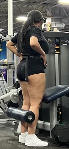[OC] Latina MILF Cheeks out at the gym