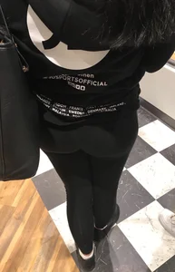 JD Sports girls in tight leggings with nice asses