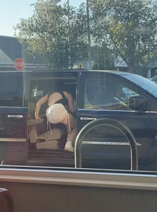 Sorority chicks go to to InNOut half naked