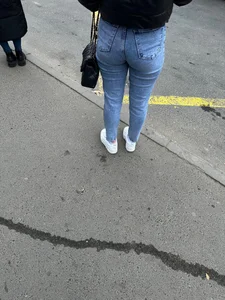 ASS in tight jeans
