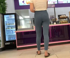 Blonde Tight Bubble Ass  Not OC