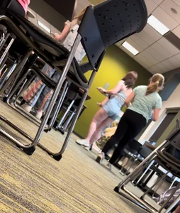 (OC) college girls at lunch and dinner