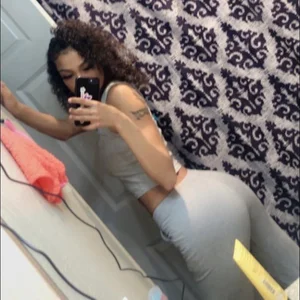 Skinny Girl With an Awesome Butt in Sweatpants Bathroom Mirror Selfie, Slim Waist