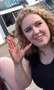 Windswept Smiley Women With Dyed Hair (Face Shots + Ass)