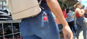 Perfect shape ass in jeans