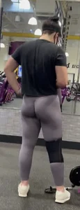 Gym babe on different days
