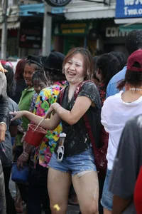 Water Festival girls in Thailand