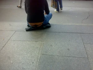 Huge collection of whale tails, ass cracks and panty peeks in public